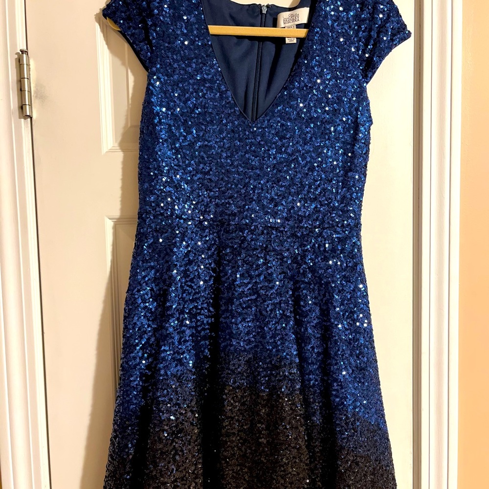 Bella Bagley Mishka ombré sequin cocktail dress.  Worn once.  Size 6.